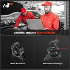 Front Engine Mount for Toyota Corolla Geo Prizm (1993-1997 Auto Trans)