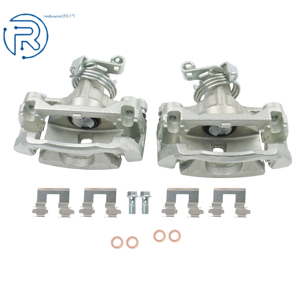 Set of 2 Brake Calipers with Bracket for Buick Chevy Uplander Pontiac Saturn