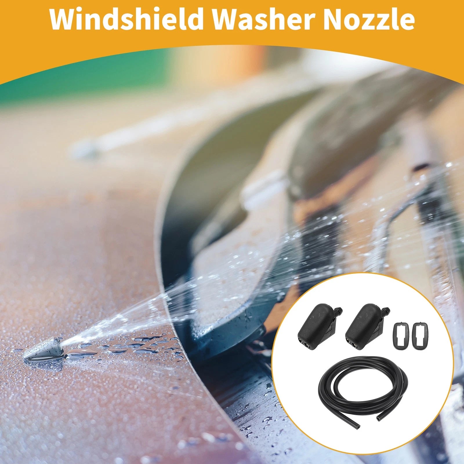 Windshield Washer Nozzle Kit for Ford Fiesta (2001–2007) No. 1442176