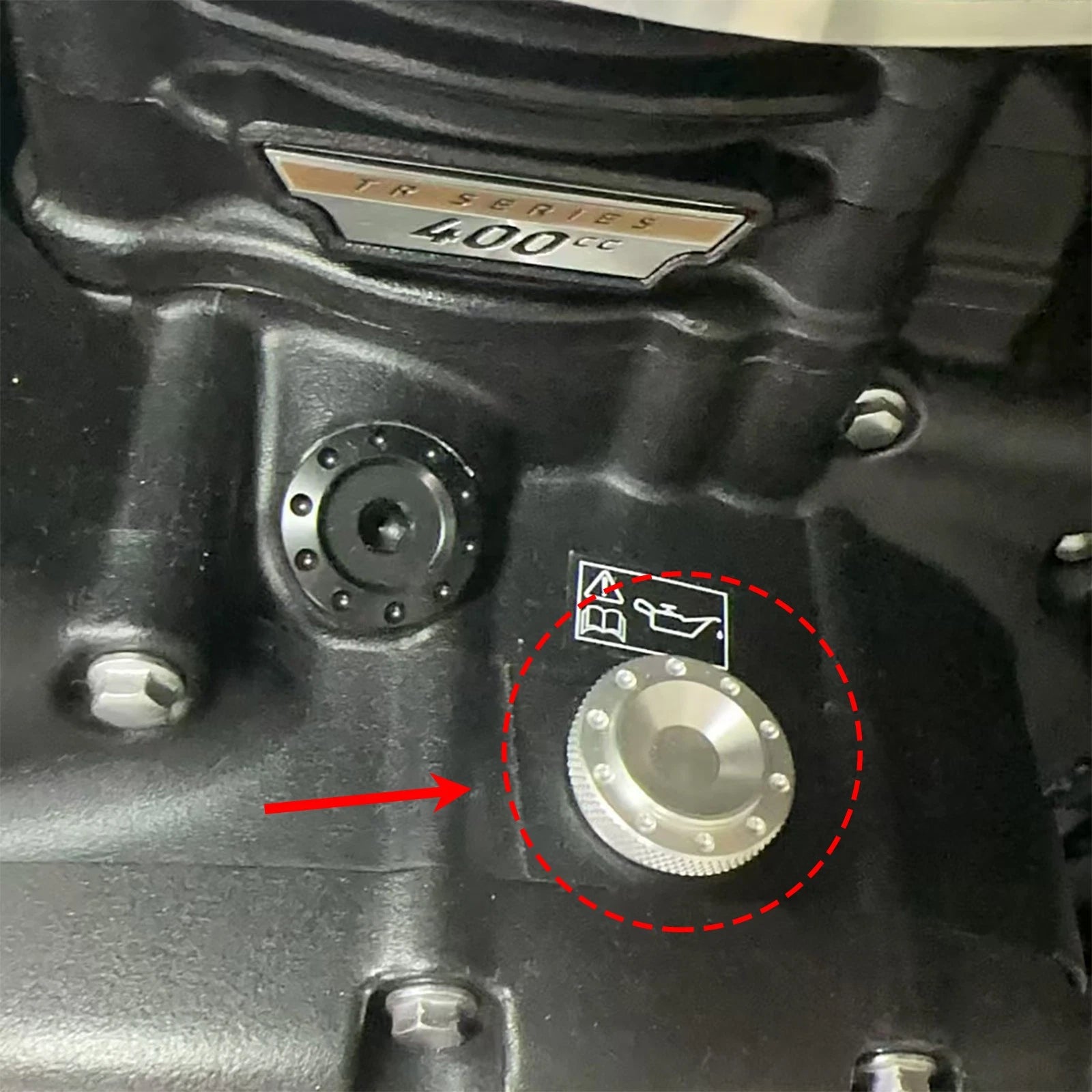 Engine Oil Inspection Cap Plug for Scrambler 400X Speed 400 (2023–2025)