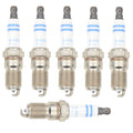Set of 6 Spark Plugs Bosch for Acura Chevy Ford Honda Mazda Pontiac