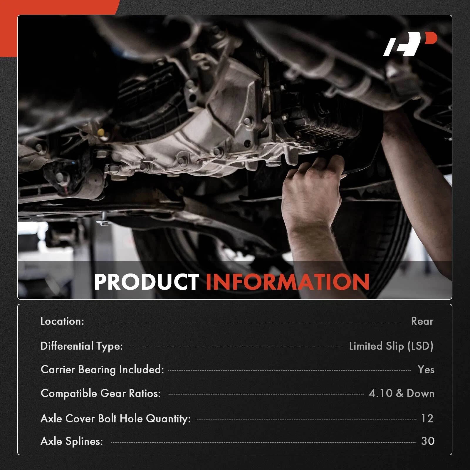 Limited Slip Differential for Chevy 14 Bolt 10.5" (Year Range)