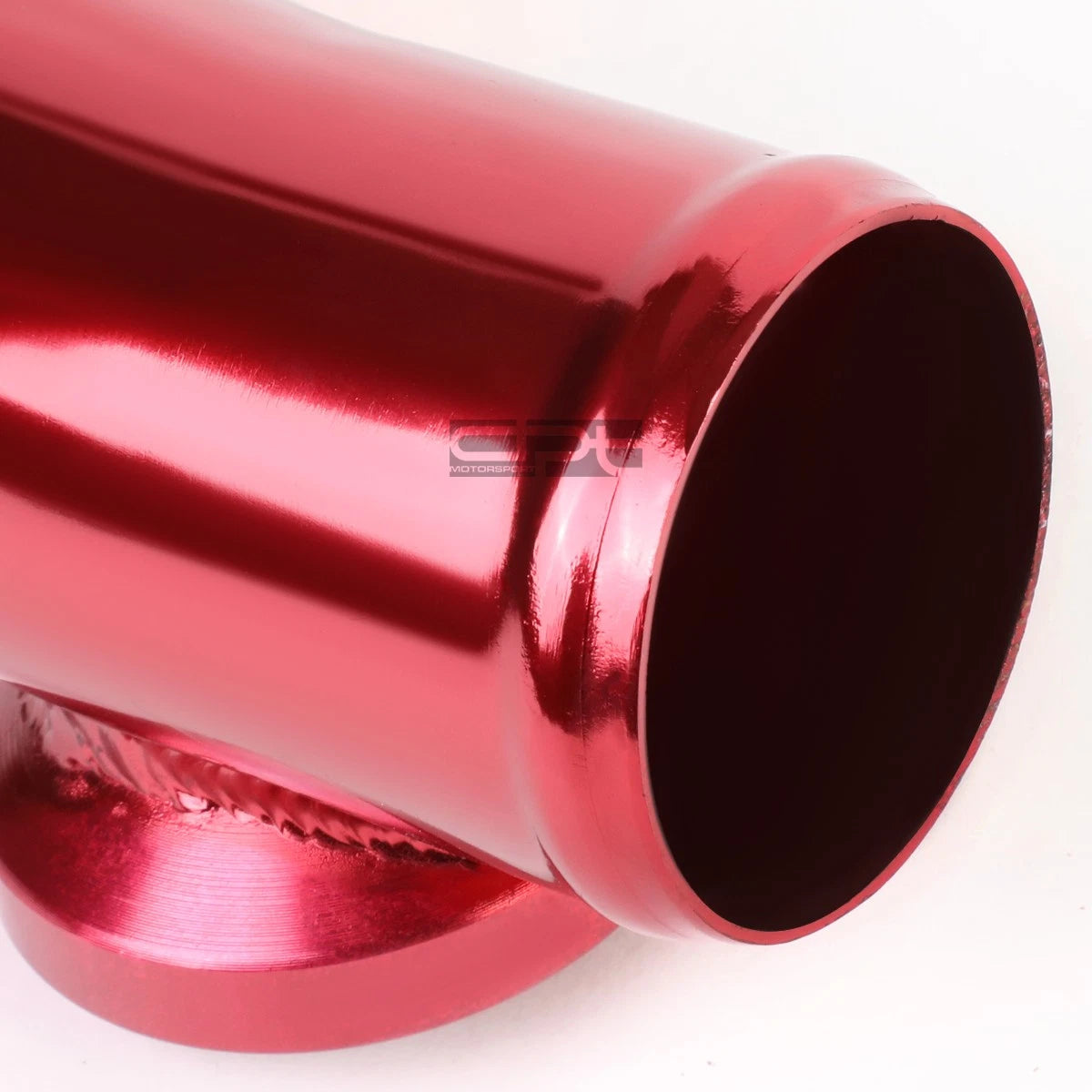 SSQV 2.5" Turbo Charger Blow Off Valve Flange Adapter Tube Pipe Red