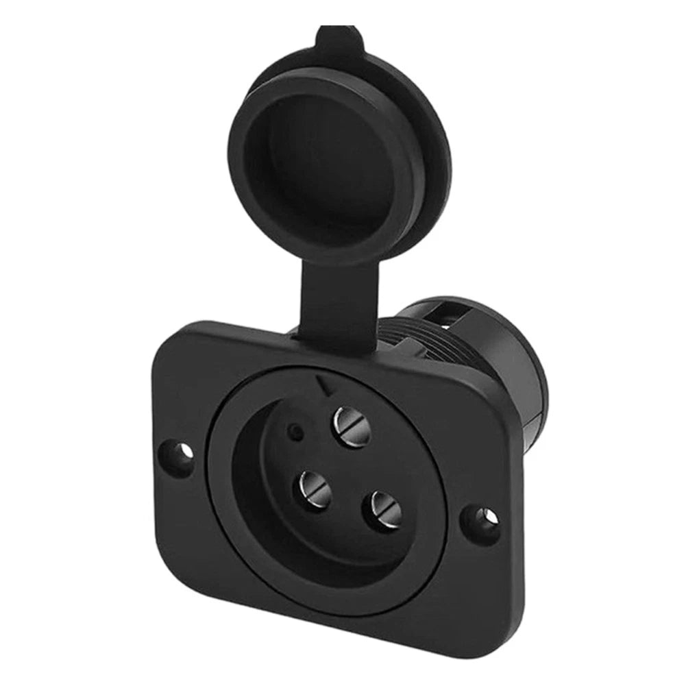 Waterproof 70A Trolling Motor Socket for 6 AWG to 16 AWG Wire Gauge