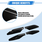 Set of 4 Roof Rack Side Rails End Cover Shells for Lexus GX470 (2003–2009) Black