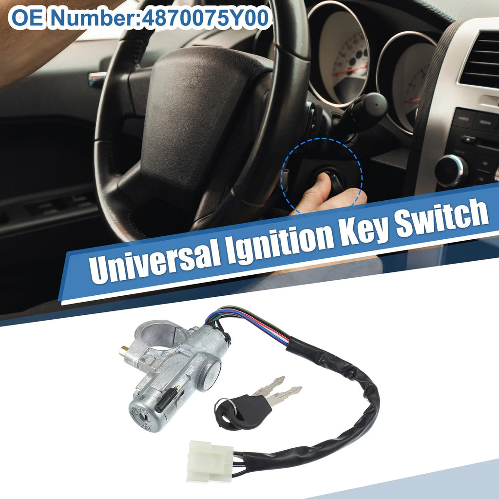 Set of 2 Ignition Switch Starter Keys for Nissan Sentra (2002–2006) No.4870075Y00