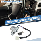 Set of 2 Ignition Switch Starter Keys for Nissan Sentra (2002–2006) No.4870075Y00