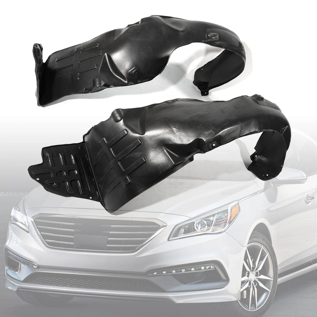 Set of 2 Splash Shields for Hyundai Sonata (2011–2015) Front Left & Right