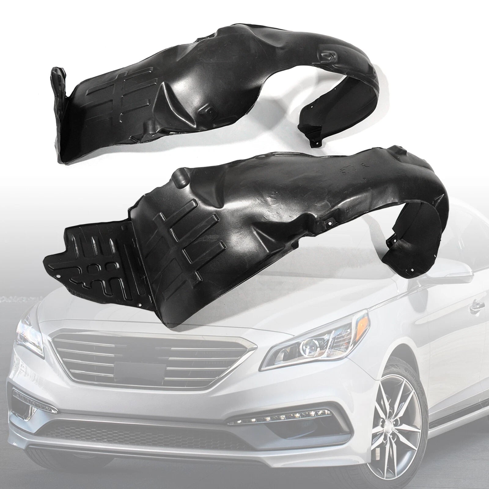 Set of 2 Splash Shields for Hyundai Sonata (2011–2015) Front Left & Right