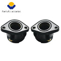 Set of 2 Carburetor Intake Manifold Joint Boot Pipe for Honda Rebel CA250 CMX250
