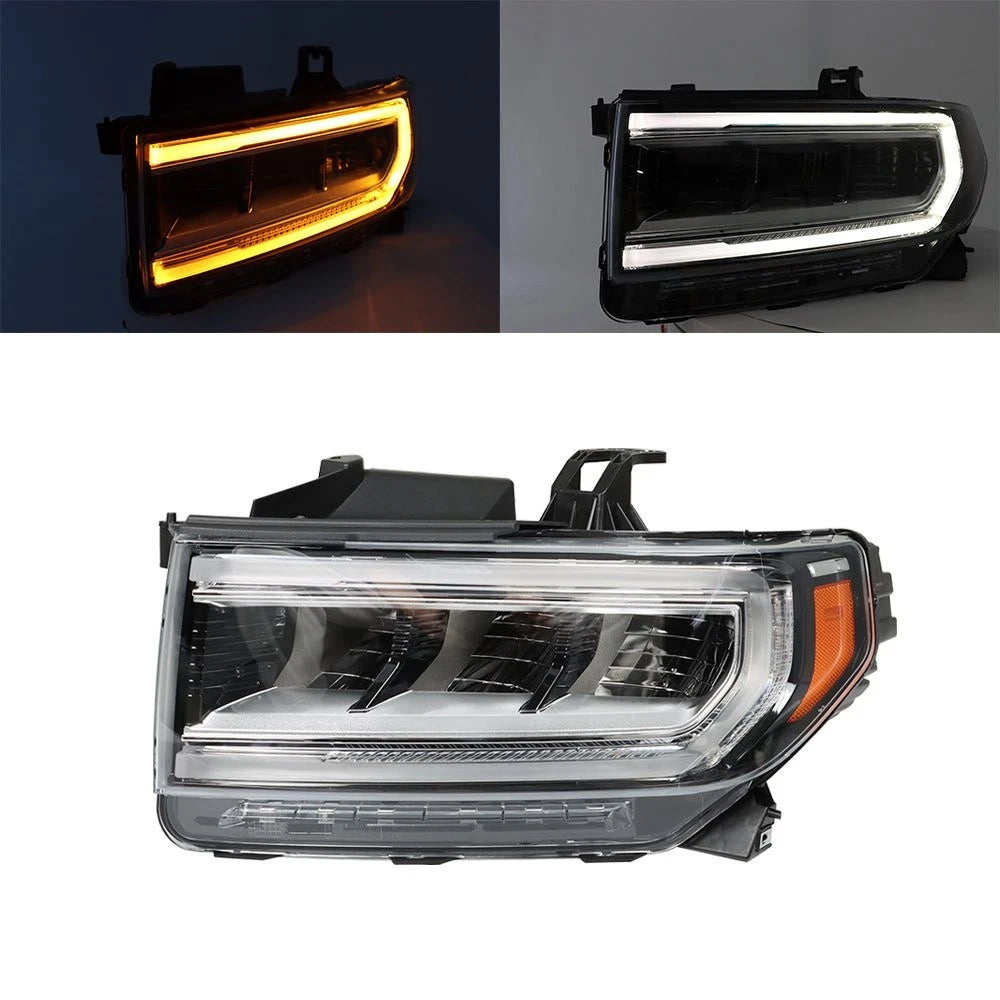 LH Headlight Headlamp Chrome Full LED for GMC Acadia (2020–2023)