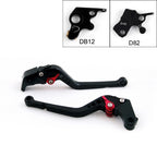 Long Brake Clutch Levers for Ducati Monster 821 (2014–2016) Black T9