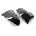 2X Rearview Mirror Cover Caps for BMW 1 2 3 4 Series X1 M2 i3 i3s (2012–2020) Carbon Fiber