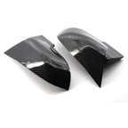 2X Rearview Mirror Cover Caps for BMW 1 2 3 4 Series X1 M2 i3 i3s (2012–2020) Carbon Fiber