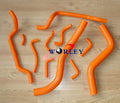 BLK Silicone Radiator & Heater Hose for Mitsubishi Eclipse Spyder GST/GSX (1995-1999)