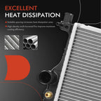 Radiator with Transmission Oil Cooler for Benz ML63 AMG (2007–2011)
