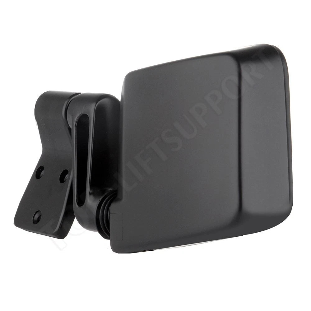 Set of 2 Black Manual Side View Door Mirrors for Jeep Wrangler (87–02)
