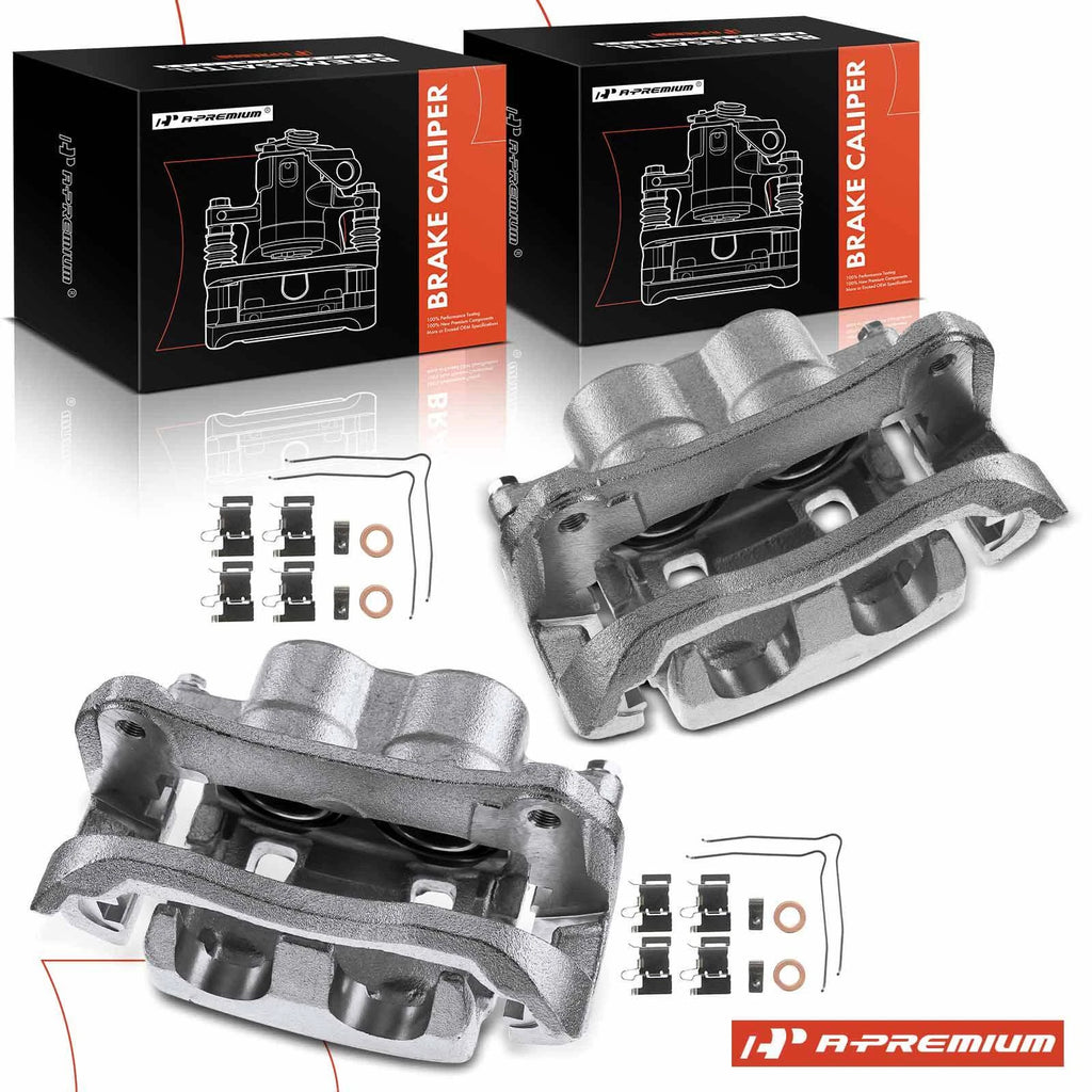 Front Brake Calipers with Brackets for Lexus RX350 Toyota Sienna (2007–2020)