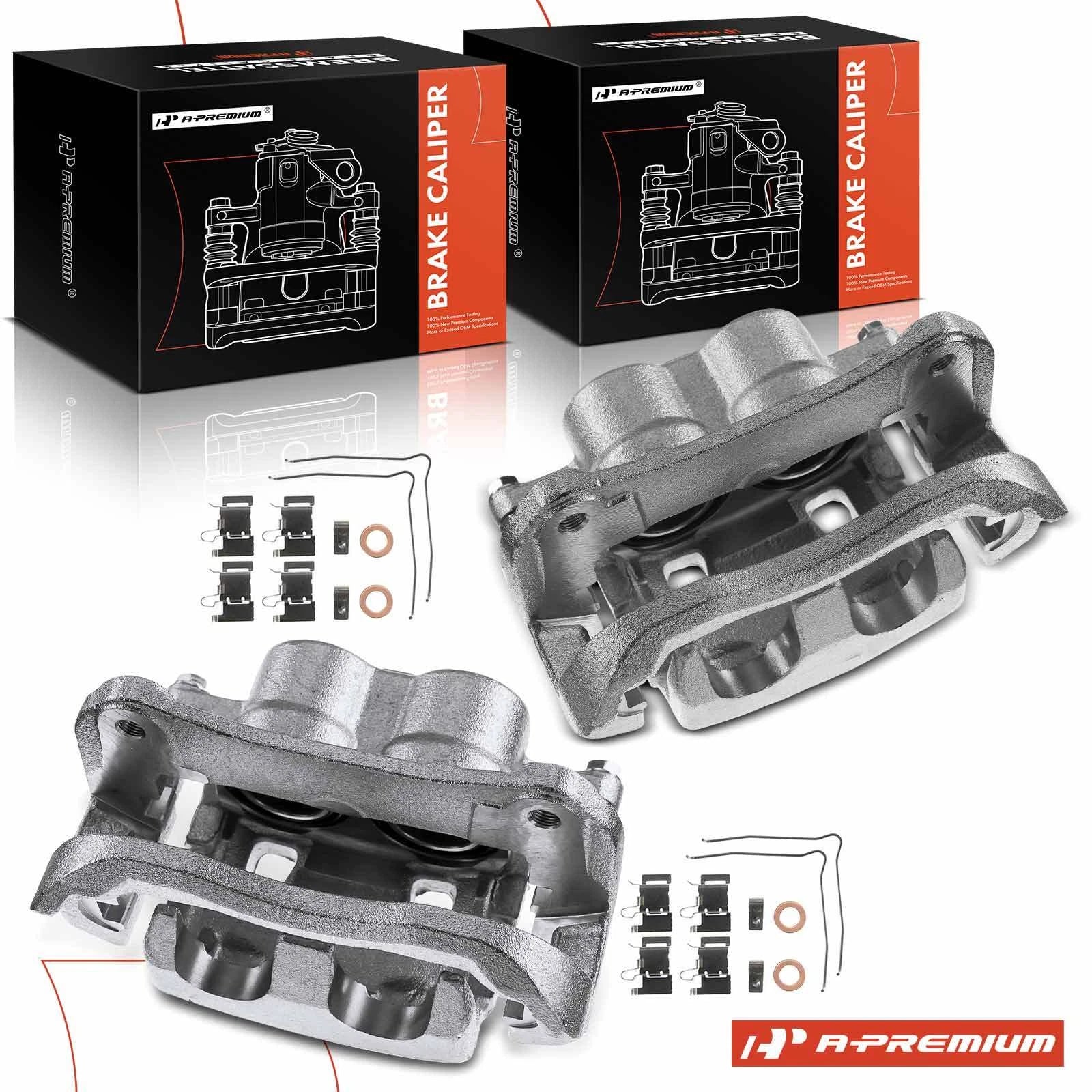 Front Brake Calipers with Brackets for Lexus RX350 Toyota Sienna (2007–2020)