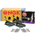 Set of 3 NGK COP Ignition Coils & 6 Ruthenium HX Spark Plugs for Lexus Toyota