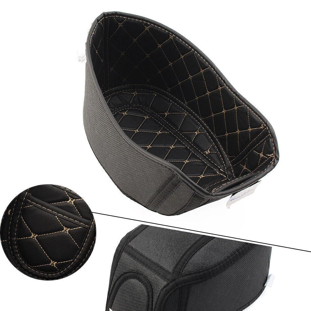 Leather Storage Box Seat Cover for Honda Click 150/125 (2016–2019)