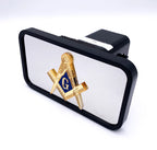 Tow Hitch Cover Emblem for 2" Receiver Freemasonry ABS Mirrored (Fits)