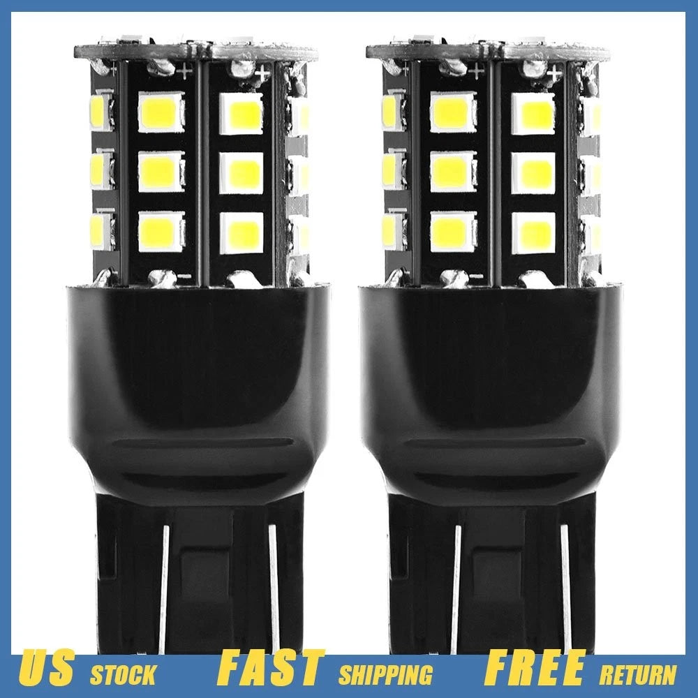 2X 7443 7444 7440 LED White Daytime Running/Turn Signal Light for