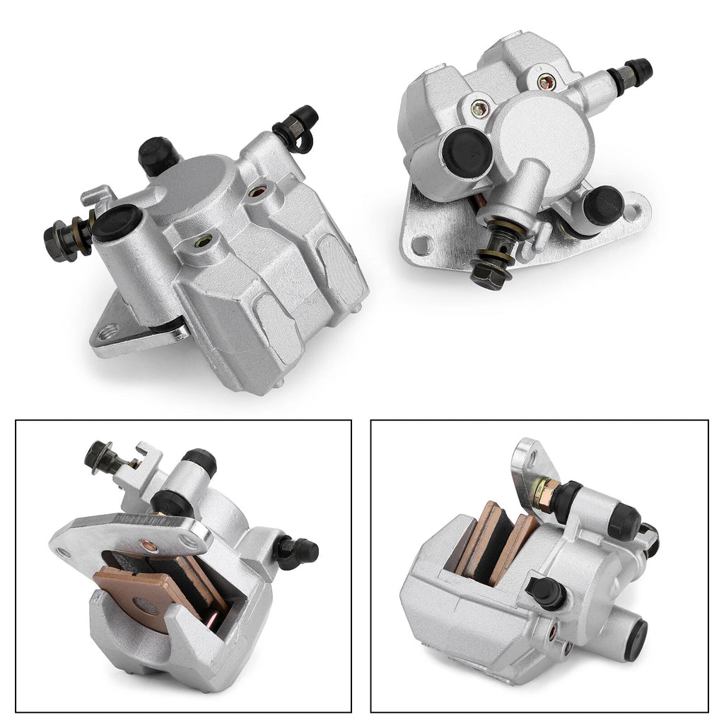 Front Brake Caliper Set for Yamaha YFZ 350 660 YFM450, Suzuki LTF LTZ 250 400