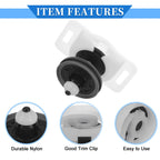 Set of 5 Door Panel Trim Clips for Audi A4 (2003–2009)