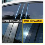 Door Pillar Trim Post Trims Cover 6pcs