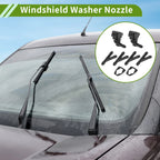 Windshield Washer Nozzle Set of 1 with Hose Connector for Toyota  No. 8538104030