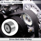 Drive Belt Idler Pulley for Hyundai Tucson (2005–2009) No. 2481023400