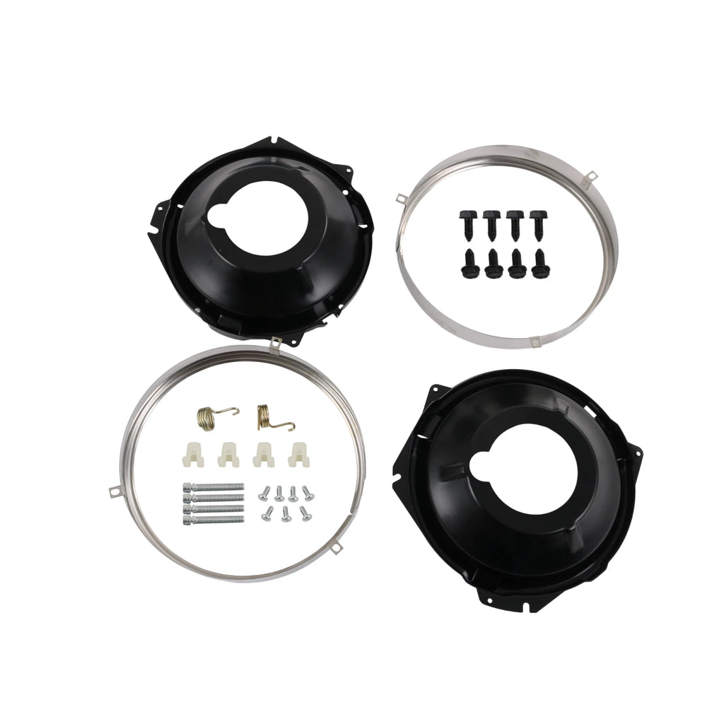 Set of 28 Headlamp Retaining Rings for Camaro Nova