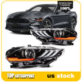 2X LED Projector Headlights for Ford Mustang (2018–2020)
