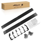 Side Steps Running Boards for Ram 1500 Quad Cab (2009–2018) Aluminum Black