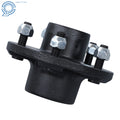2X Trailer Axle 5x4.75 Idler Hubs w/ 3500# Bearing Kits
