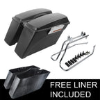 Hard Saddle Bags with Conversion Brackets for Harley Softail Fatboy (1986–2017)