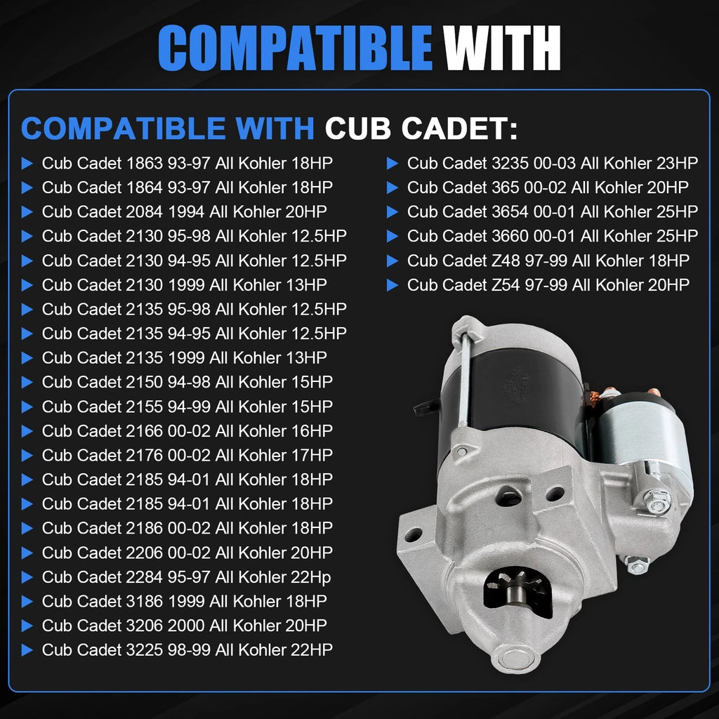 Starter Motor for Cub Cadet Kohler