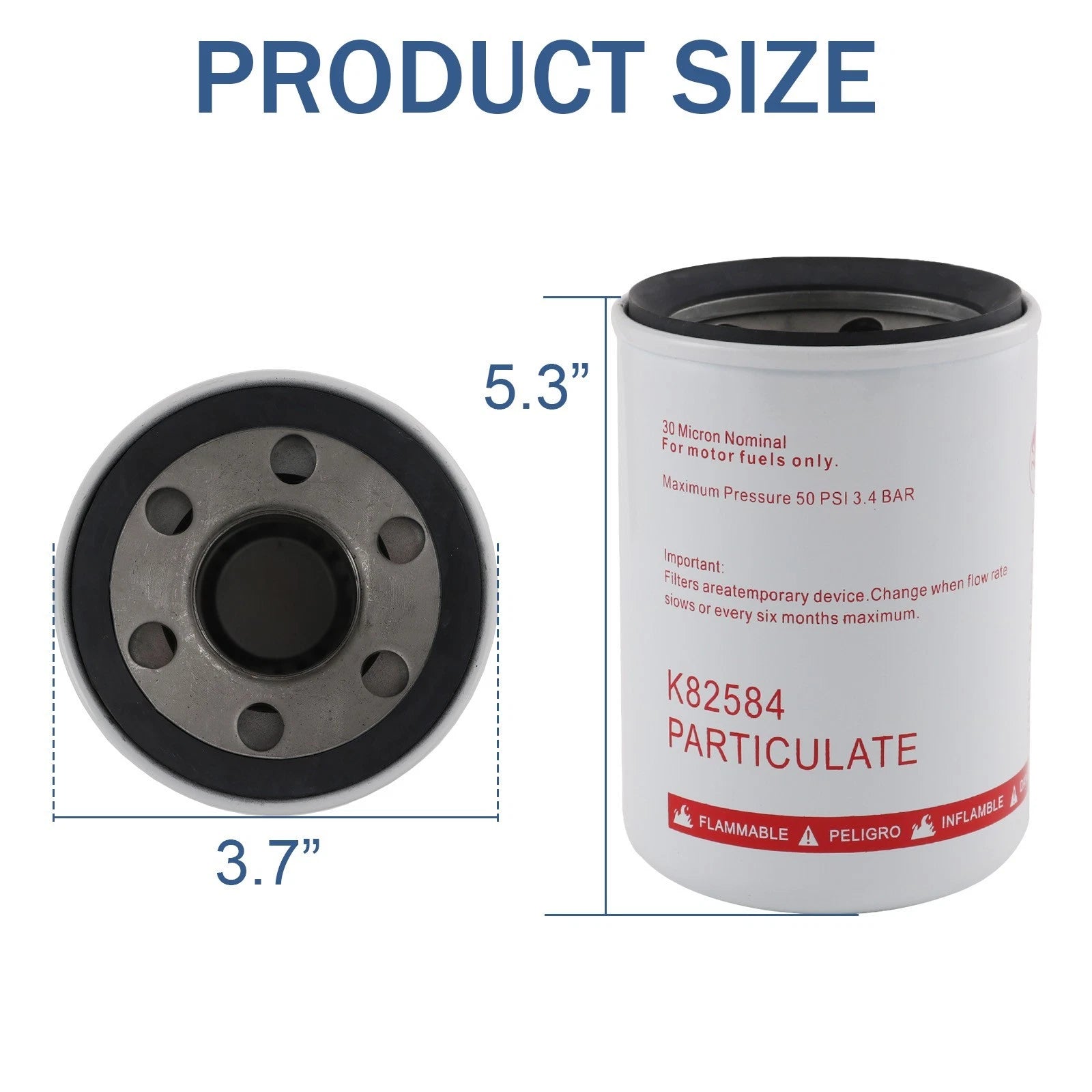 Fuel Filter Element for Make Model