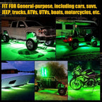 100X Green LED Rock Light for Car SUV Jeep Truck UTV