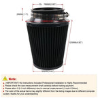 3" 76mm High Flow Inlet Dry Air Filter for