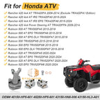 Front & Rear Brake Calipers for Honda Foreman Rubicon 500 TRX500FM/FA (2015–2019)
