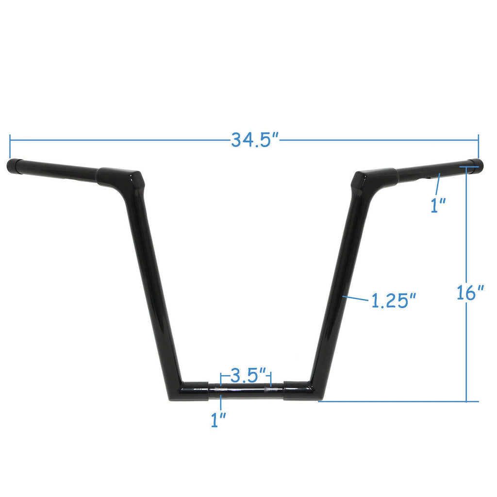 16'' Ape Hanger Handlebar for Harley Road King (1995–UP) FLD (2012–2016)