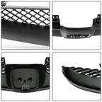Front Grille for Honda Fit (2007-2008) Black Plastic