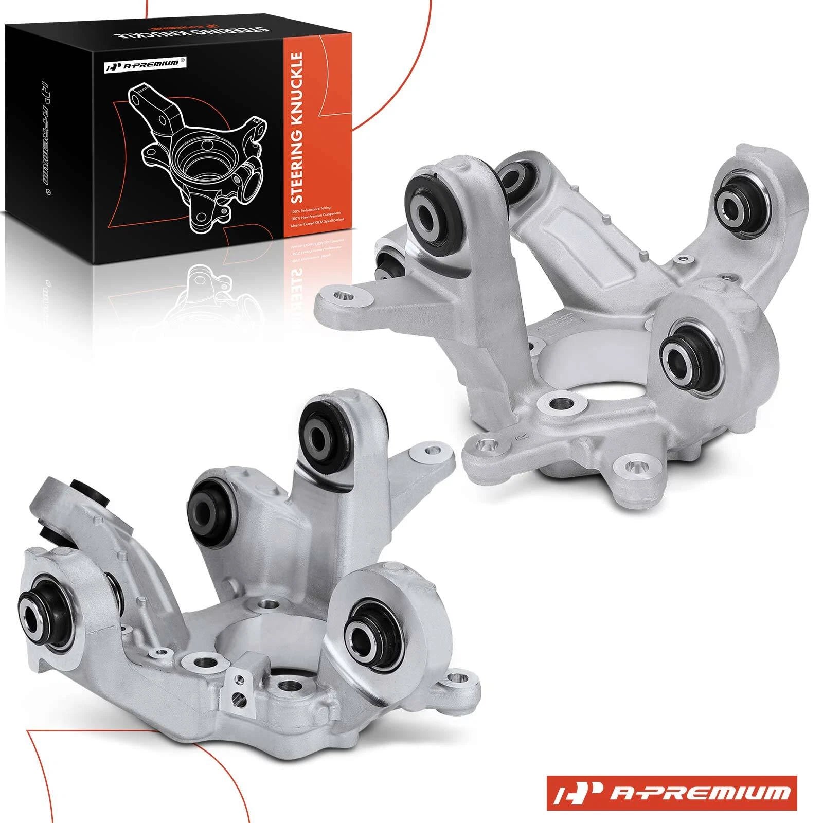 Pair Rear Steering Knuckle for Ford Explorer (2011–2019) Police Interceptor
