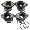 Set of 4 Carb Intake Manifolds Inlet Rubbers for Yamaha XJR400 FZ400 (400CC)