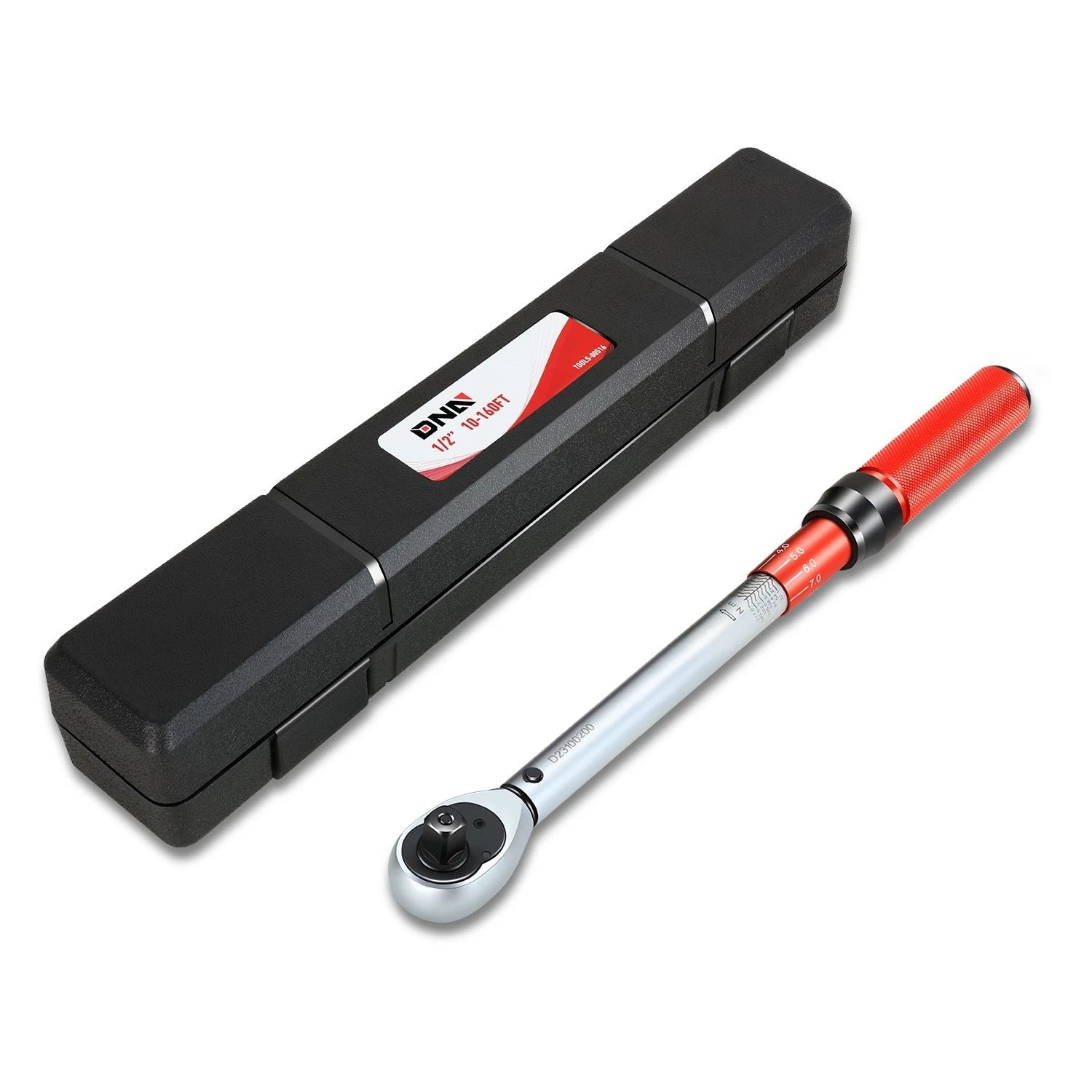 Adjustable Click Torque Wrench 10-160 in-lb for Mechanic (1/2")