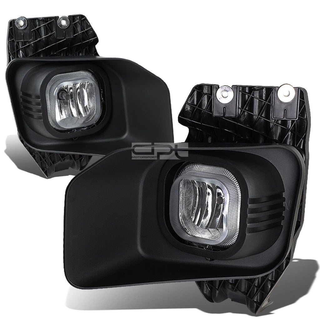 2X Clear Lens Fog Light Lamp Set for Ford F250-F550 (2011–2016) + Wiring + Bezel