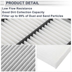 Engine Cabin Air Filter Combo No. 97133F2000 for Kia Forte (2019–2024)