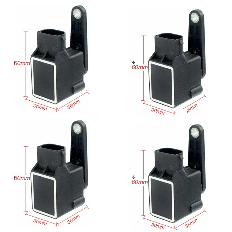 Set of 4 Suspension Height Level Sensors for Mercedes-Benz C230 S65 (2003–2010)